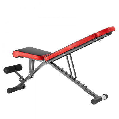 SJ708 - Adjustable Foldable Weight Bench 31.9"x12"x10" for Home Gym