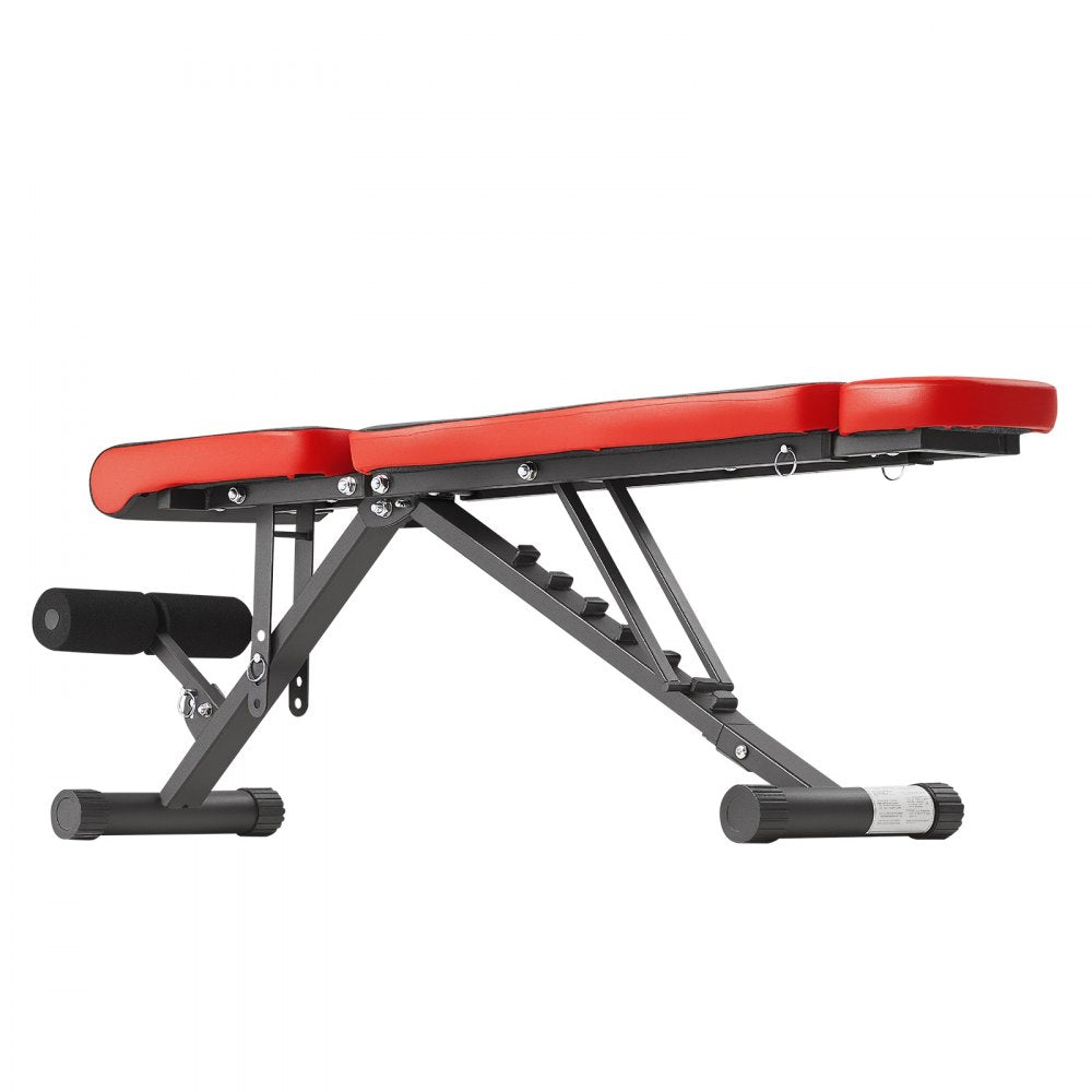 SJ708 - Adjustable Foldable Weight Bench 31.9"x12"x10" for Home Gym