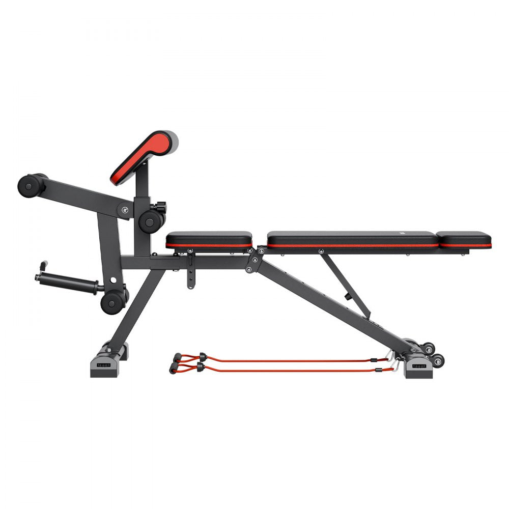 SJ706 - Versatile Home Gym Weight Bench with Adjustable Preacher Pad
