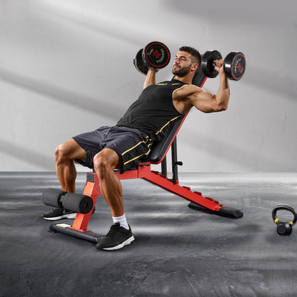 SJ602 - Heavy-Duty Adjustable Weight Bench, 49.8x20.9x16.3" Foldable Design