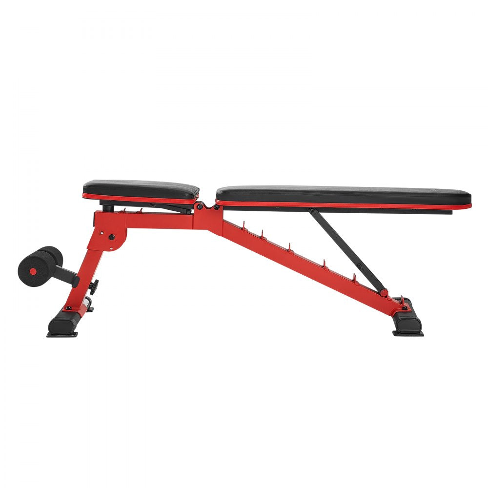 SJ602 - Heavy-Duty Adjustable Weight Bench, 49.8x20.9x16.3" Foldable Design