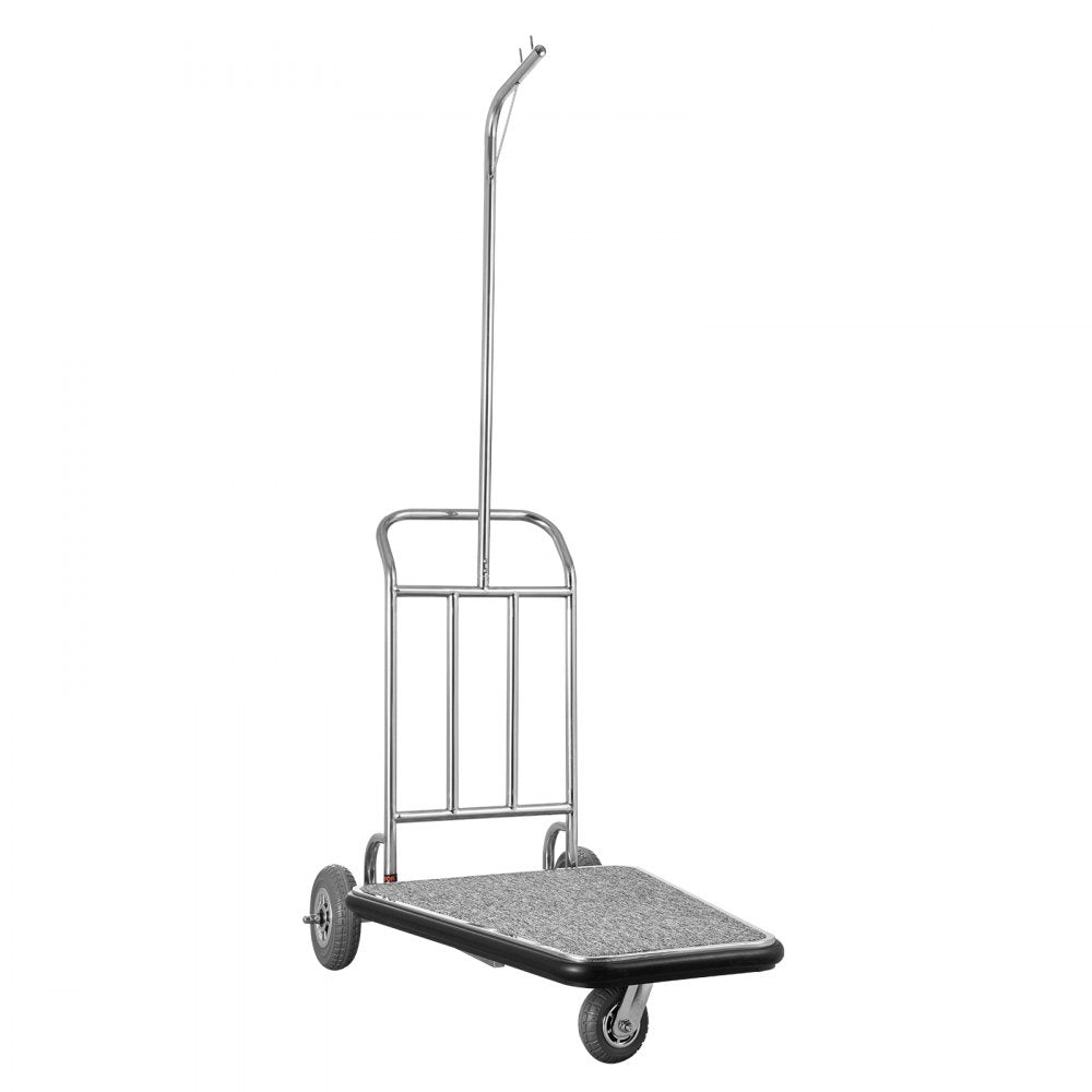 X-127 - Durable 600 lbs Luggage Cart with 3 Smooth Wheels