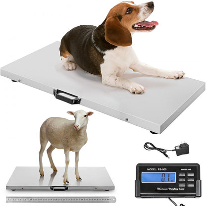 010327960777 - 43"x20" Heavy-Duty Digital Scale for Livestock & Large Dogs