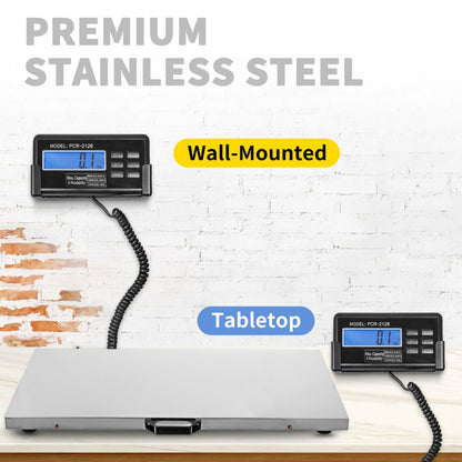 010275048395 - 40.6"x20.9" Stainless Steel Digital Livestock Scale