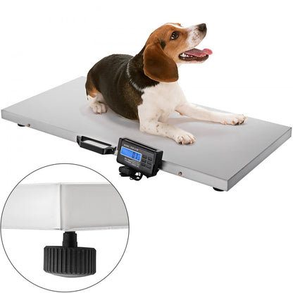 010275048395 - 40.6"x20.9" Stainless Steel Digital Livestock Scale