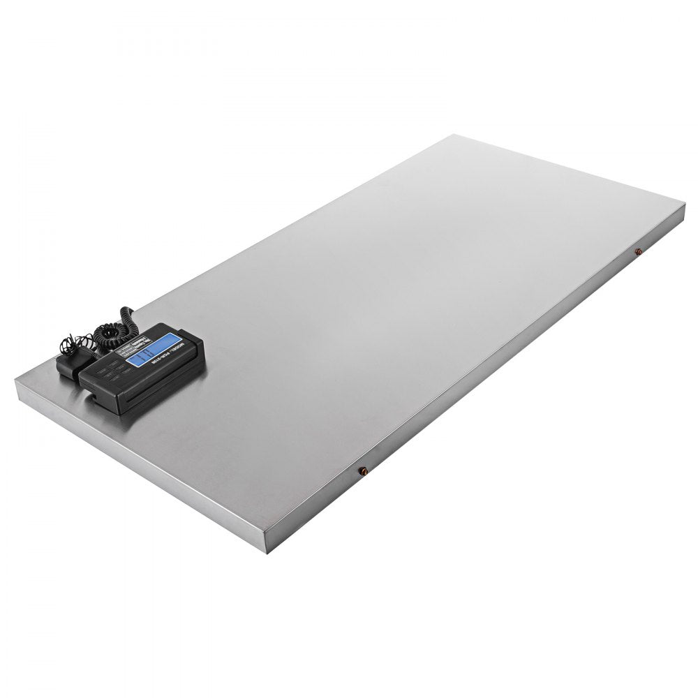 010275048395 - 40.6"x20.9" Stainless Steel Digital Livestock Scale