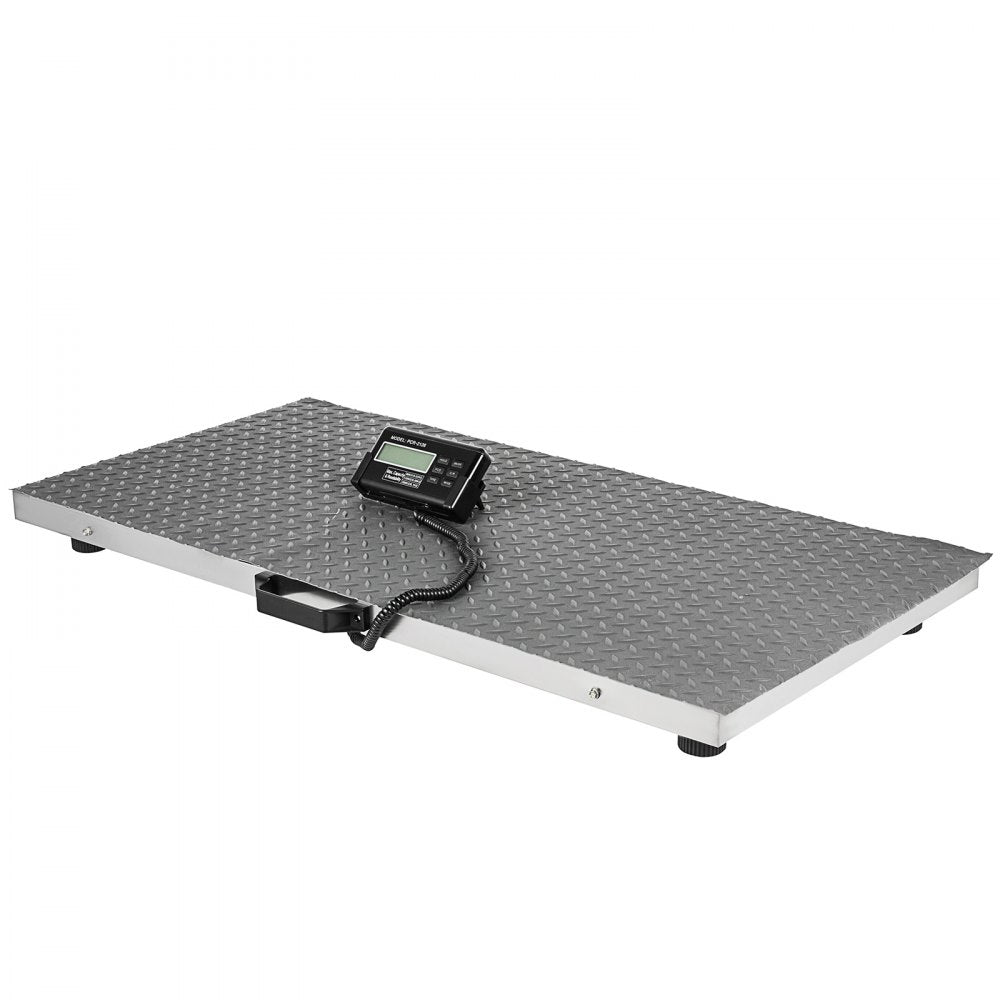 010275048395 - 40.6"x20.9" Stainless Steel Digital Livestock Scale