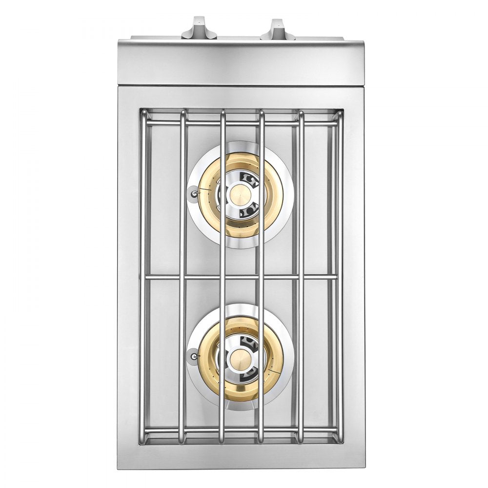 GSB2 - 15,000 BTU Double Side Burner for Propane/Natural Gas Grilling