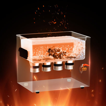 TH-40AXN - 10L Stainless Steel Ultrasonic Cleaner with Heater & Timer