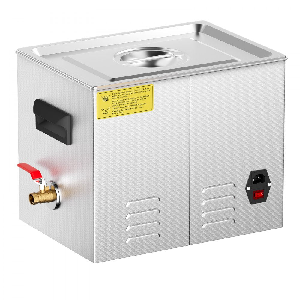 TH-40AXN - 10L Stainless Steel Ultrasonic Cleaner with Heater & Timer