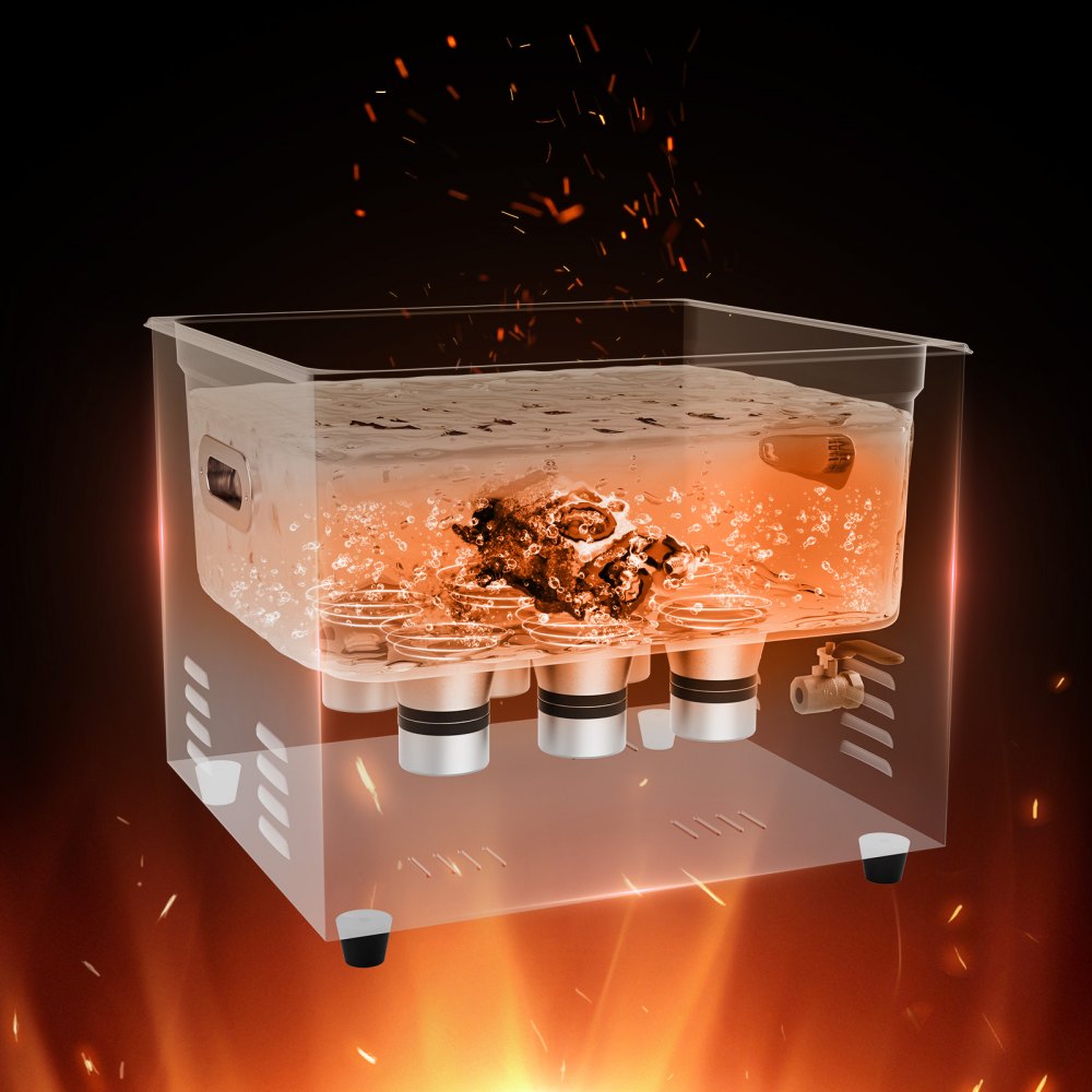 KZ-S15 - 15L Stainless Steel Ultrasonic Cleaner with Timer & Heater