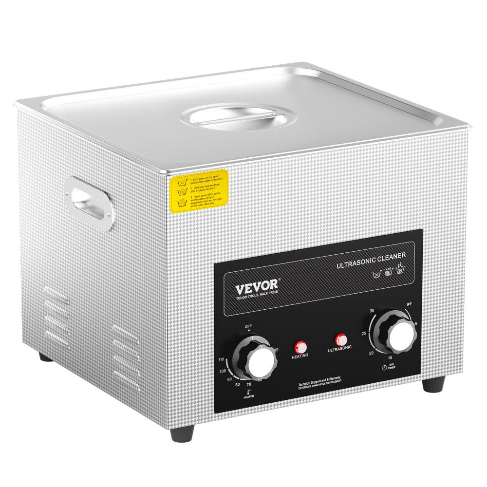 KZ-S15 - 15L Stainless Steel Ultrasonic Cleaner with Timer & Heater