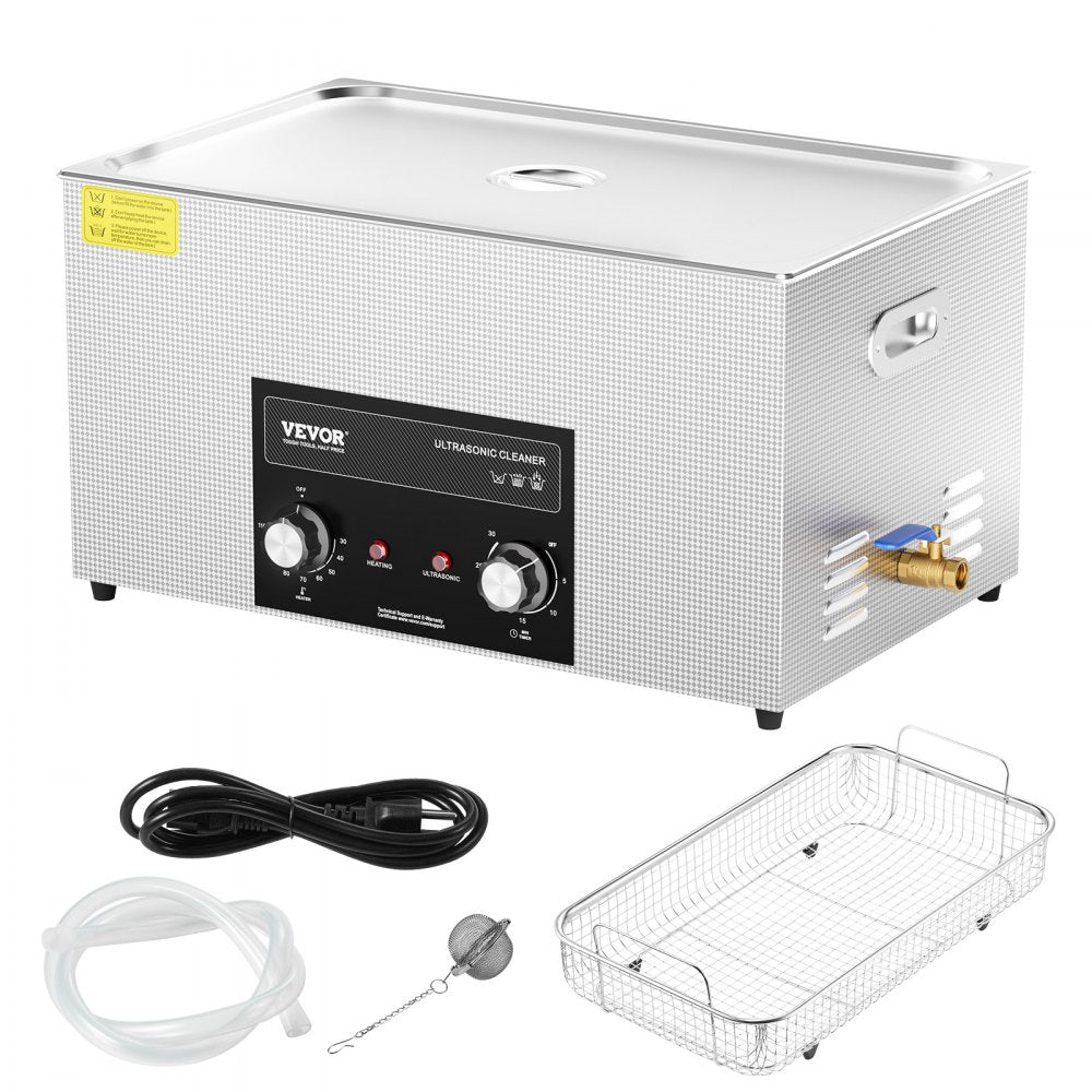 KZ-S22 - 22L Stainless Steel Ultrasonic Cleaner with Timer & Heater