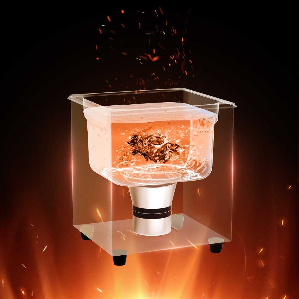 KZ-S2 - 2L 304 Stainless Steel Ultrasonic Jewelry Cleaner