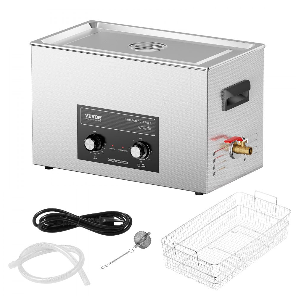 TH-100AXN - 30L VEVOR Ultrasonic Cleaner with Timer and Heater