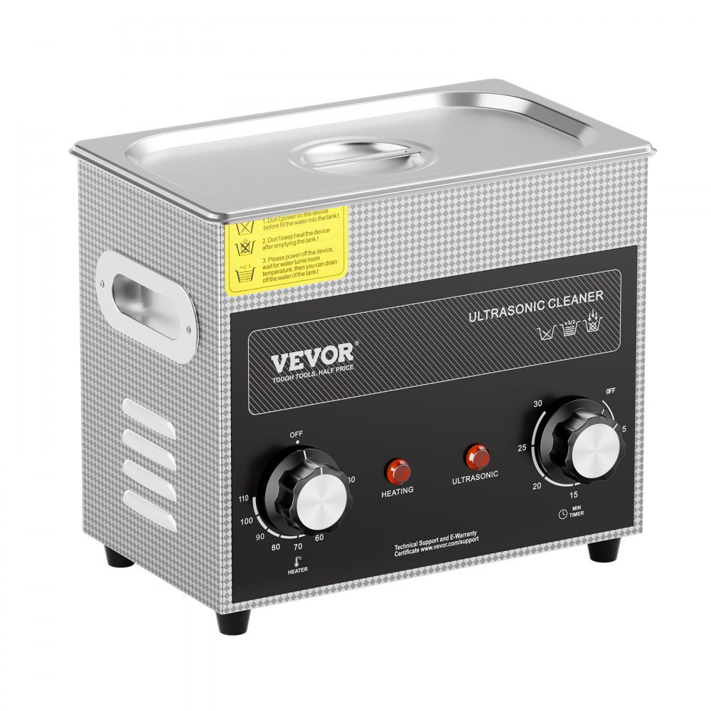 KZ-S3 - VEVOR 3L Ultrasonic Cleaner with Heater and Adjustable Timer