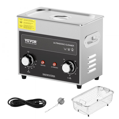 KZ-S3 - VEVOR 3L Ultrasonic Cleaner with Heater and Adjustable Timer