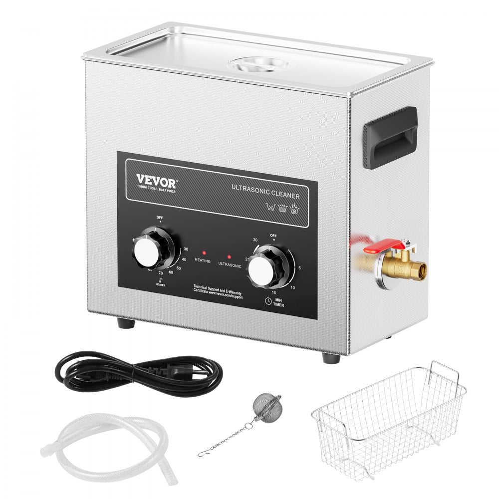 TH-30AXN - 6L 304 Stainless Steel Ultrasonic Cleaner with Timer and Heater