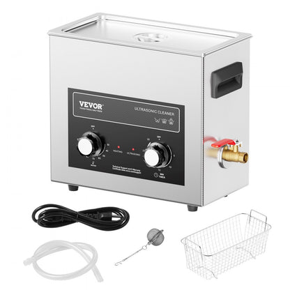 TH-30AXN - 6L 304 Stainless Steel Ultrasonic Cleaner with Timer and Heater
