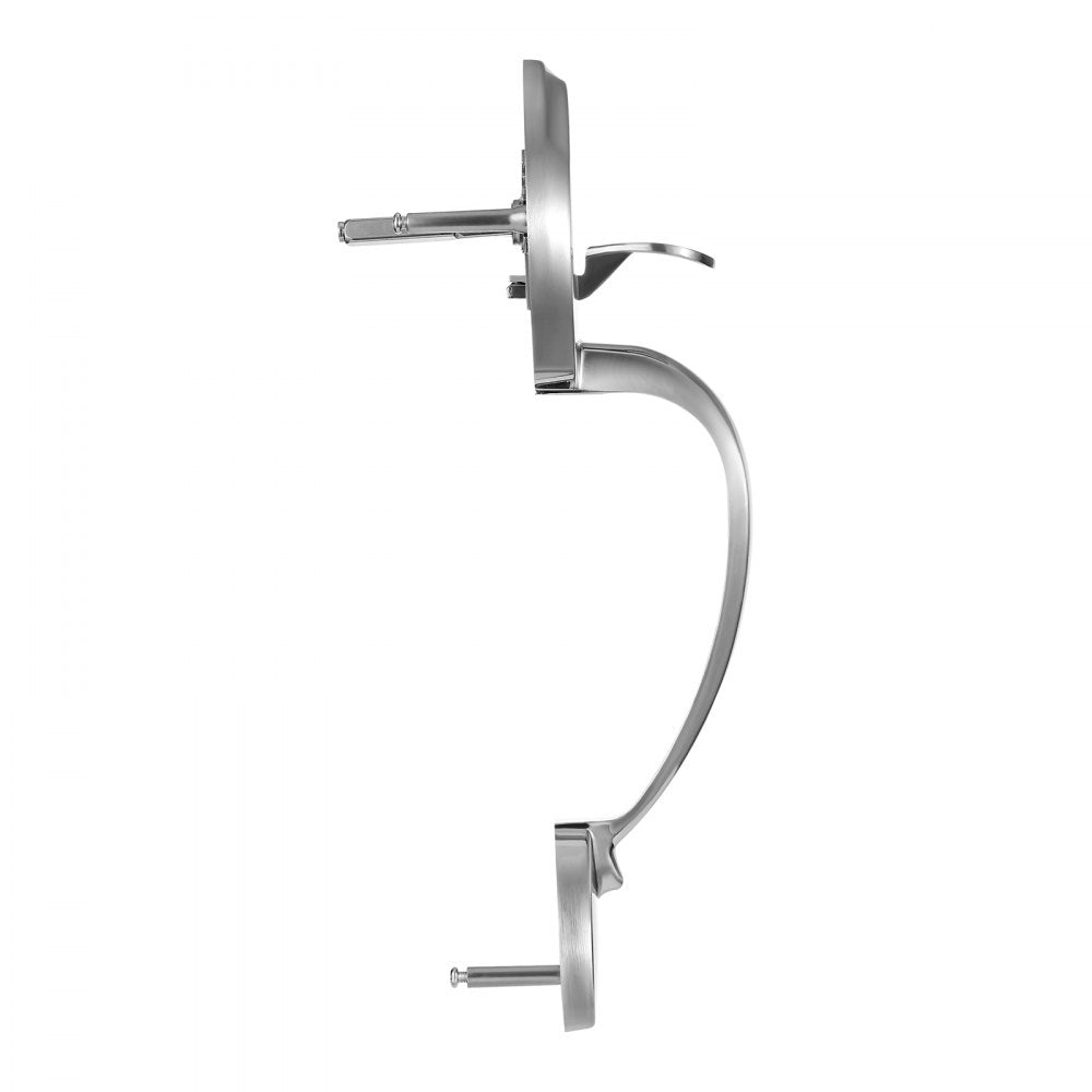 19985-SN - Satin Nickel Door Lock Set with Adjustable Spacing, Easy Install