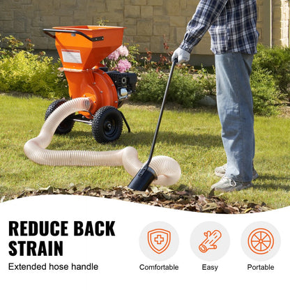 GCS100-1 - 13.1ft Durable PU Vacuum Tube for Efficient Yard Cleanup