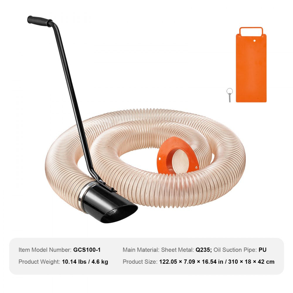 GCS100-1 - 13.1ft Durable PU Vacuum Tube for Efficient Yard Cleanup