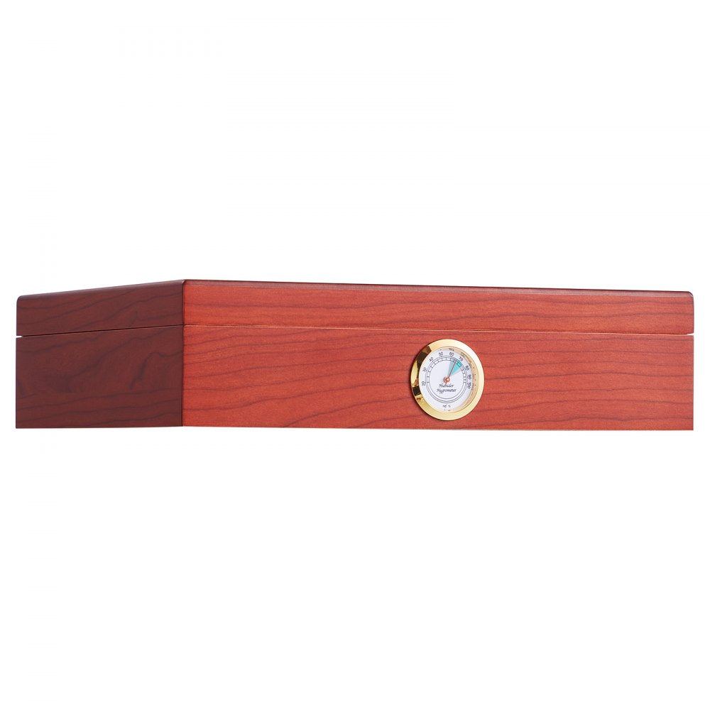 HCAF20J - Elegant Cedar Cigar Humidor with Hygrometer, 209x155x35mm
