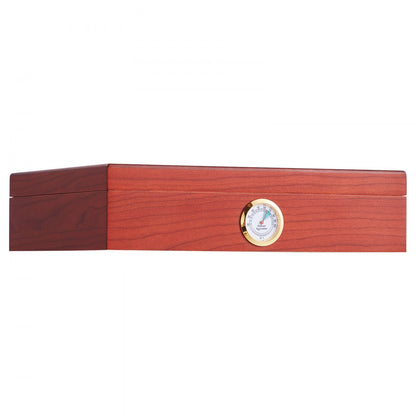 HCAF20J - Elegant Cedar Cigar Humidor with Hygrometer, 209x155x35mm