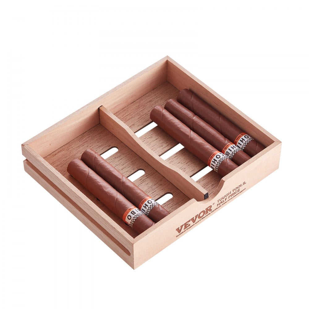 HCAG100D - 100 Capacity Cedar Cigar Humidor with Precision Humidity Control