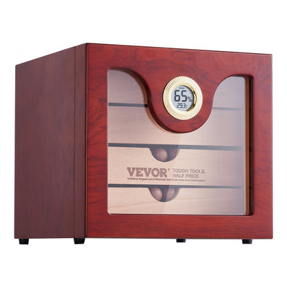 HCAG100D - 100 Capacity Cedar Cigar Humidor with Precision Humidity Control