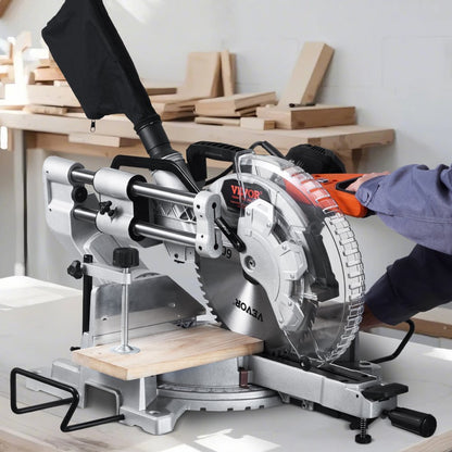 J1G-ZP11-K305 - 12-Inch Sliding Miter Saw with LED Guide and 15 Amp Power