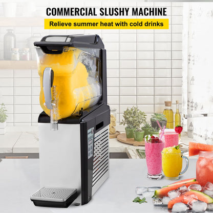 010722118293 - 10L VEVOR Slushy Machine for Fresh Juices and Frozen Drinks