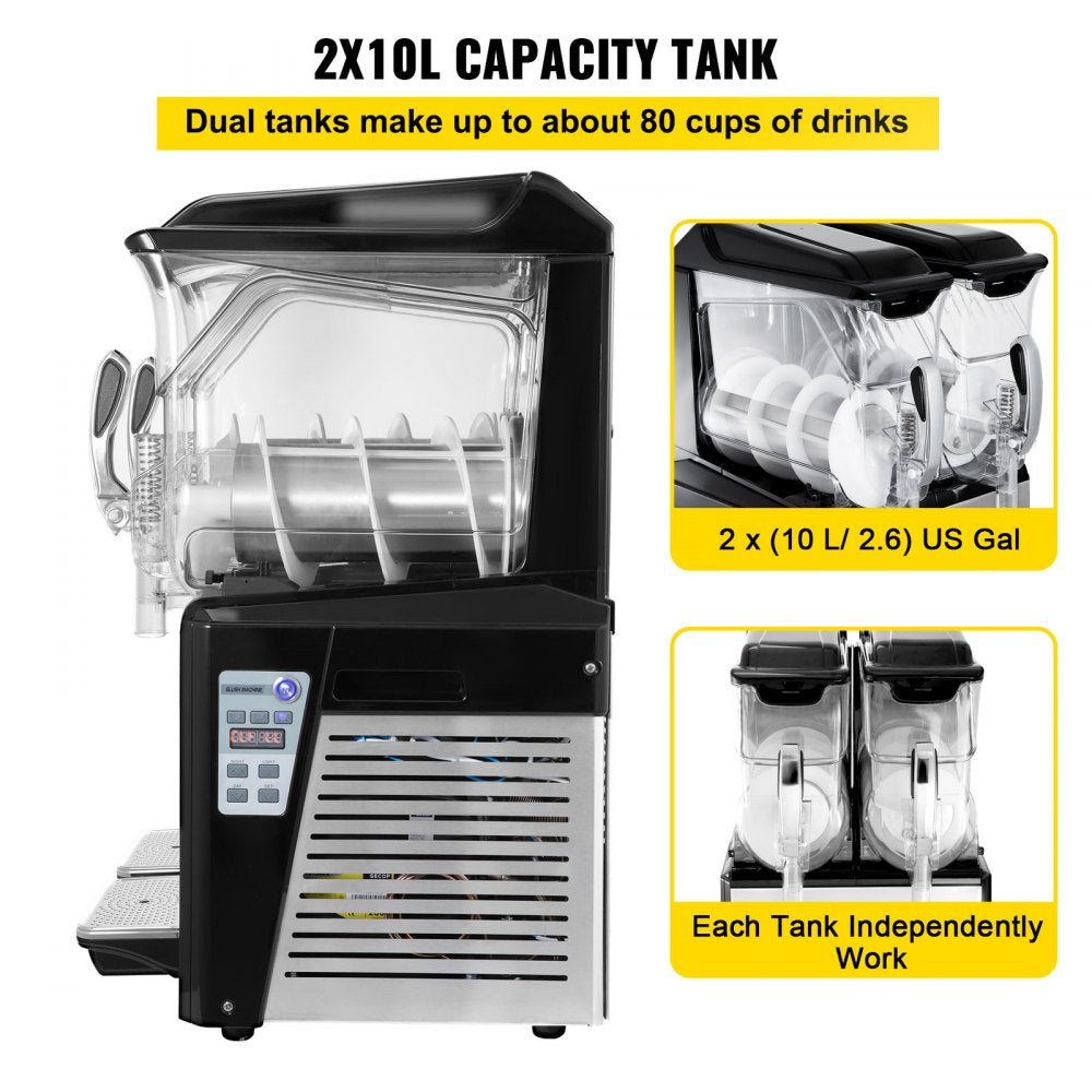 010321122089 - 20L Frozen Beverage Machine for Smoothies and Slushies