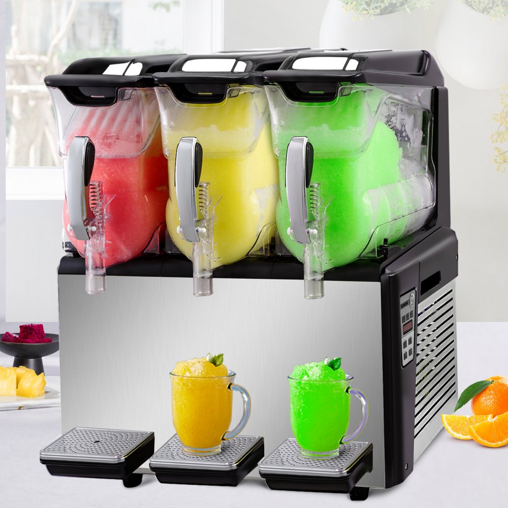 010767859568 - 30L Triple Bowl Frozen Drink Maker with 1250W Compressor