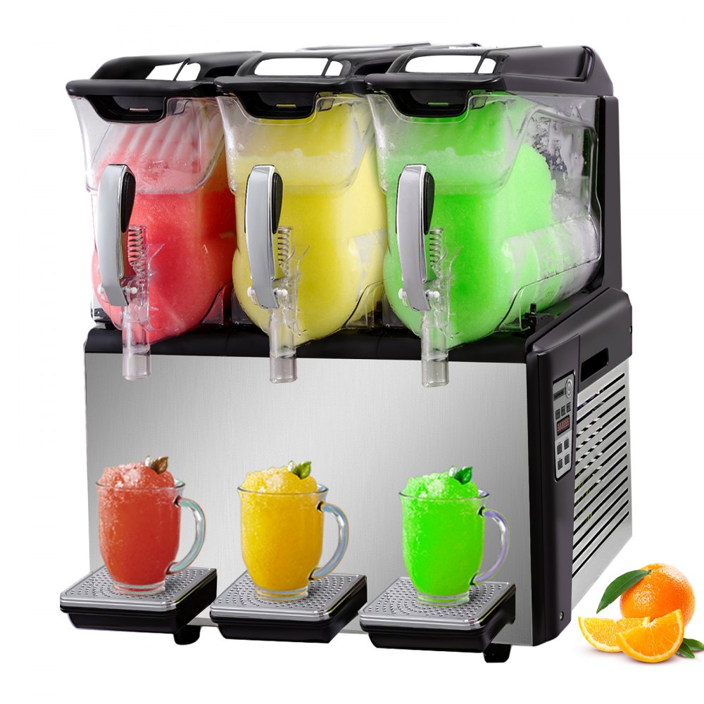 010767859568 - 30L Triple Bowl Frozen Drink Maker with 1250W Compressor