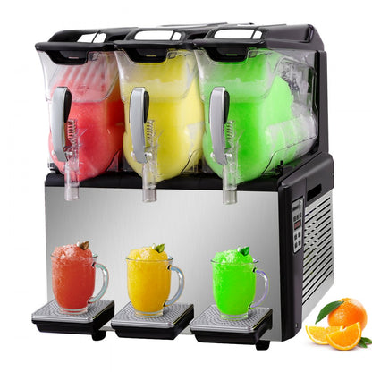 010767859568 - 30L Triple Bowl Frozen Drink Maker with 1250W Compressor
