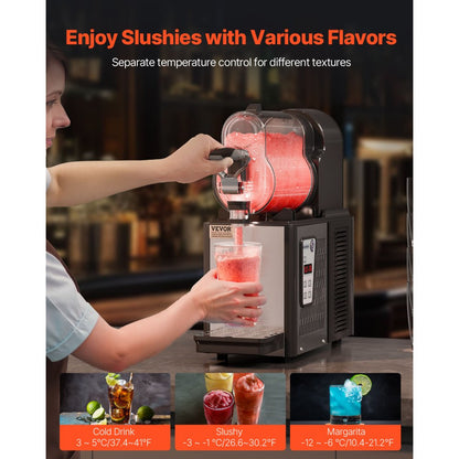 010427027453 - 3L Slushy Machine for Bars & Cafes, Upgraded Cooling System