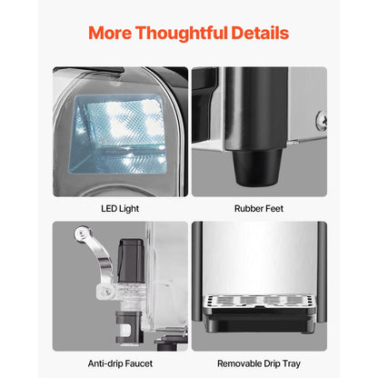 010427027453 - 3L Slushy Machine for Bars & Cafes, Upgraded Cooling System