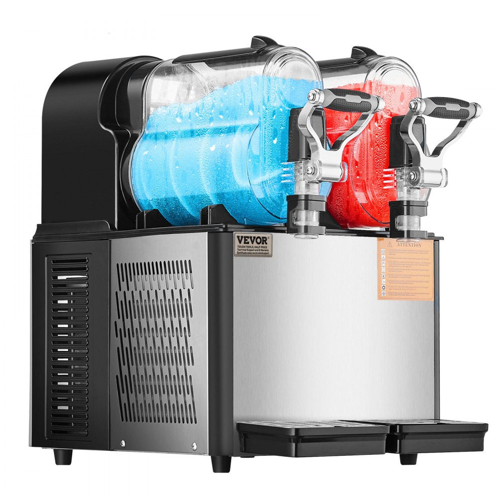 XRJ3LX2 - Durable 2-Tank 6L Slushy Machine with Digital Control