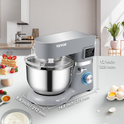 SM-1503HL - 5.8 Qt VEVOR Stand Mixer with 660W Power & Tilt-Head Design