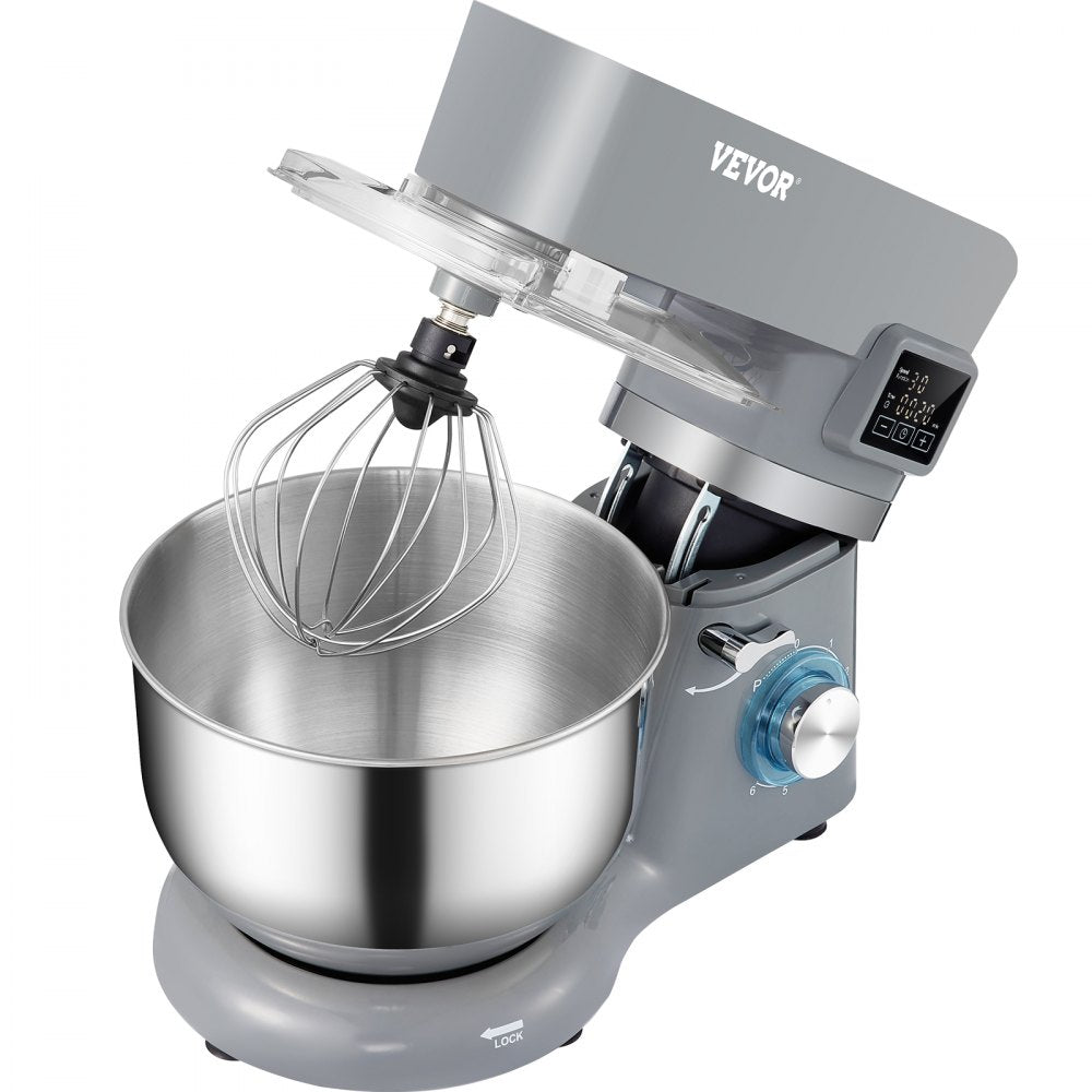 SM-1503HL - 5.8 Qt VEVOR Stand Mixer with 660W Power & Tilt-Head Design