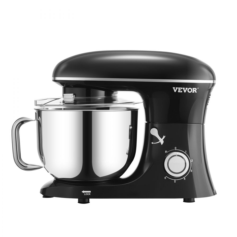 SM-1560N - 6 QT Durable Stand Mixer with 6 Speeds and Attachments