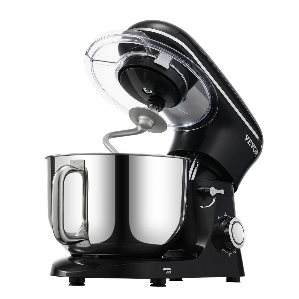 SM-1560N - 6 QT Durable Stand Mixer with 6 Speeds and Attachments