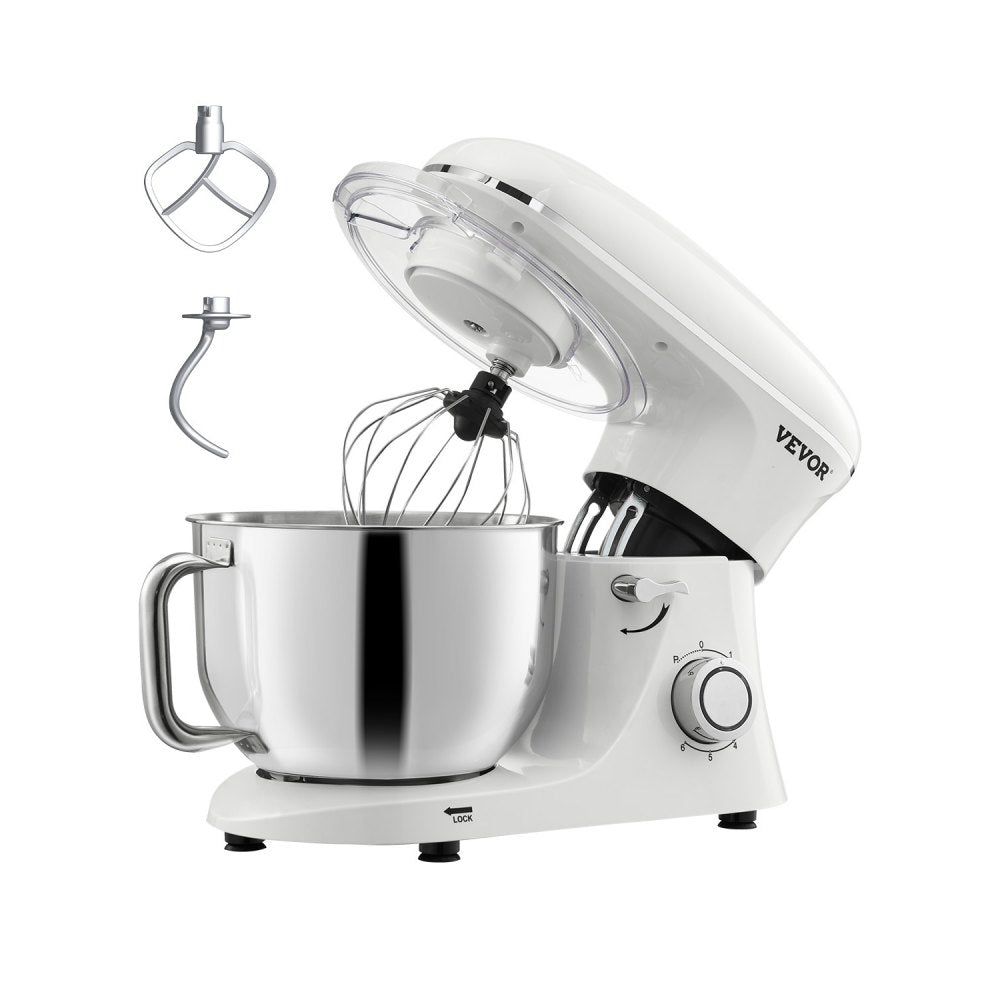 SM-1560N - 6QT Powerful Stand Mixer with Metal Durability and 6 Speeds