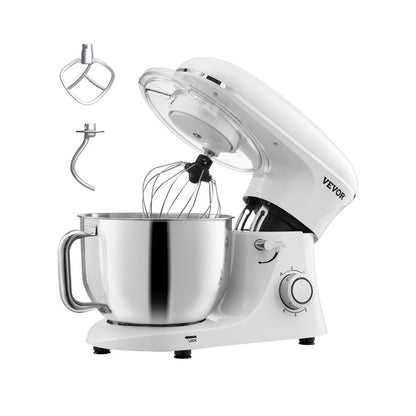 SM-1560N - 6QT Powerful Stand Mixer with Metal Durability and 6 Speeds