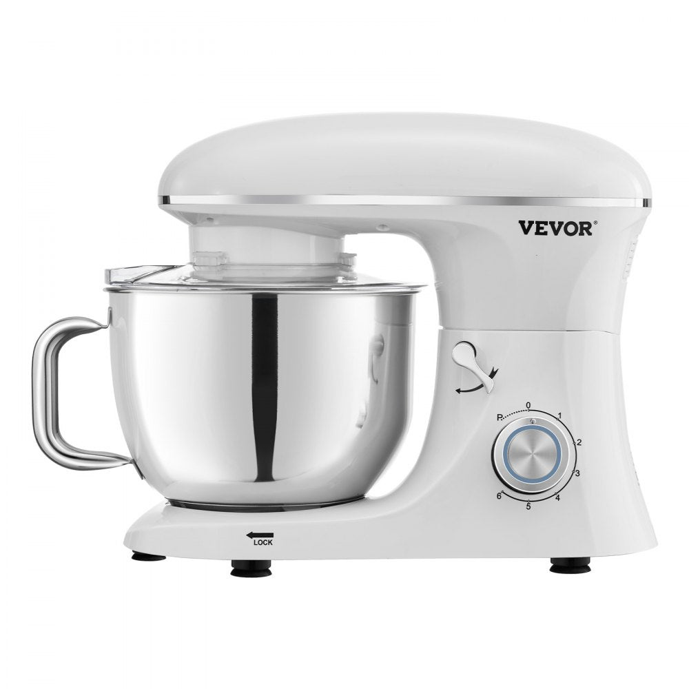 SM-1560N - 6QT Powerful Stand Mixer with Metal Durability and 6 Speeds