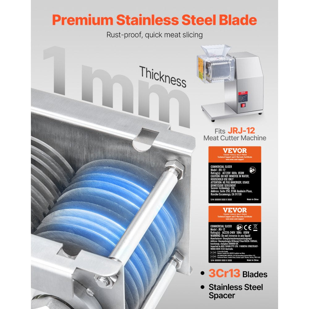 SJY-DQ90-DZ-7 - 7mm Stainless Steel Meat Slicer Blade for Smooth Cuts