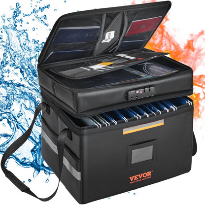 YX20230216-002 - Fireproof Document Box with Water-Resistant Surface & Lock