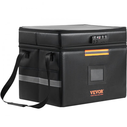 YX20230216-002 - Fireproof Document Box with Water-Resistant Surface & Lock