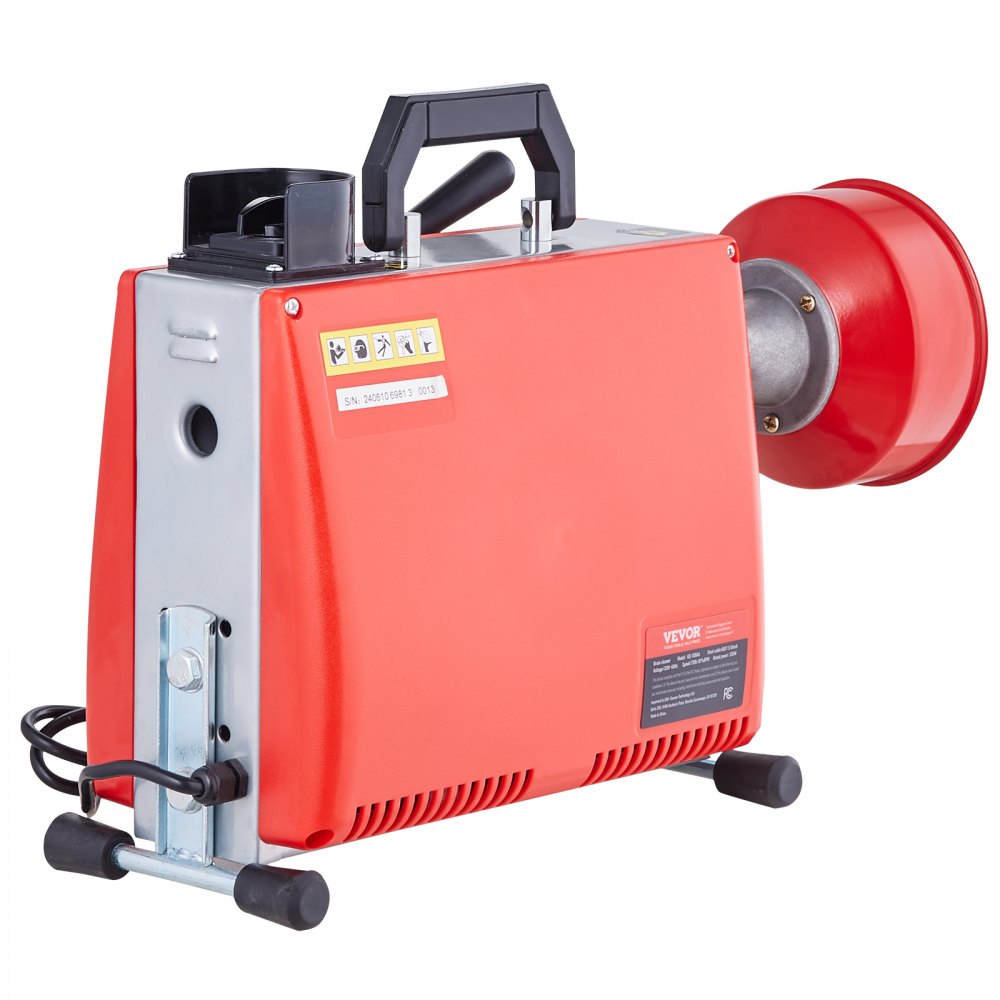 010684625856 - 66FT Drain Cleaner with 7 Cutters & Powerful 250W Motor